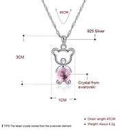 Picture of 18 Inch Swarovski Element Pendant Necklace at Great Low Price