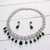 Picture of Beautiful Cubic Zirconia Luxury Necklace and Earring Set