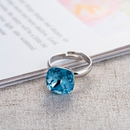 Picture of Need-Now Blue Fashion Adjustable Ring with Price