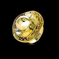 Picture of Impressive Gold Plated Dubai Fashion Ring from Certified Factory