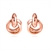 Picture of Famous Small Rose Gold Plated Stud Earrings