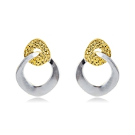 Picture of Buy Zinc Alloy Multi-tone Plated Stud Earrings with Wow Elements