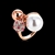 Picture of Filigree Medium Rose Gold Plated Fashion Ring