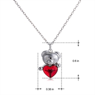 Picture of Purchase Platinum Plated Swarovski Element Pendant Necklace at Super Low Price