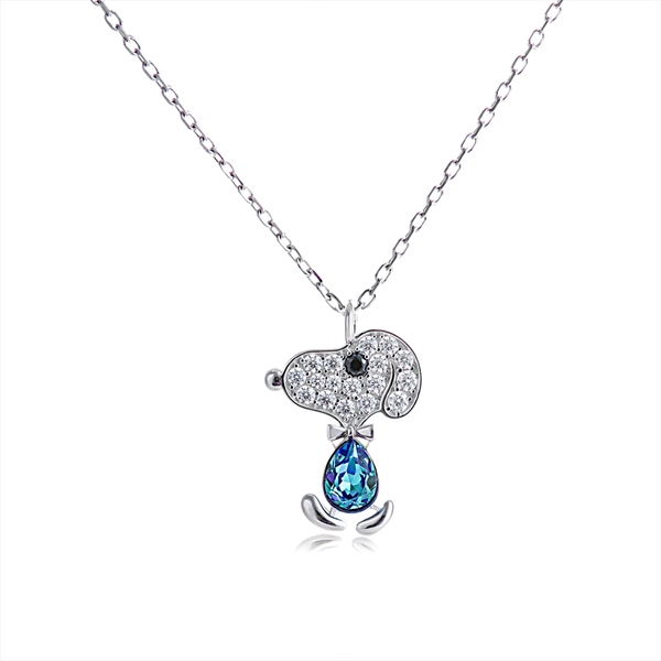 Picture of Stylish Small 925 Sterling Silver Pendant Necklace