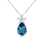 Show details for Hypoallergenic Platinum Plated Small Pendant Necklace with Easy Return