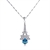 Picture of Amazing Small 925 Sterling Silver Pendant Necklace