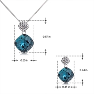 Picture of Low Cost Zinc Alloy Geometric Necklace and Earring Set with Low Cost