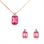 Show details for Classic Zinc Alloy Necklace and Earring Set with Fast Shipping