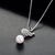 Picture of Wholesale Platinum Plated 16 Inch Pendant Necklace with No-Risk Return