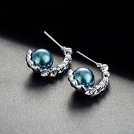 Picture of Fashion Swarovski Element Pearl Stud Earrings Online