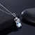 Picture of Pretty Swarovski Element 925 Sterling Silver Pendant Necklace