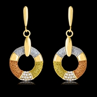 Picture of Zinc Alloy Gold Plated Dangle Earrings from Certified Factory