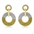 Picture of Trendy Gold Plated Big Dangle Earrings with No-Risk Refund