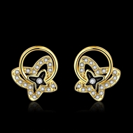 Picture of Casual Gold Plated Stud Earrings with Beautiful Craftmanship