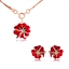 Show details for Distinctive Red Casual Necklace and Earring Set with Low MOQ