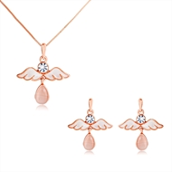 Picture of Need-Now White Small Necklace and Earring Set from Editor Picks