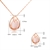 Picture of Classic Rose Gold Plated Necklace and Earring Set with Fast Shipping