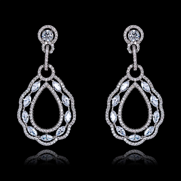 Picture of Filigree Big Casual Dangle Earrings