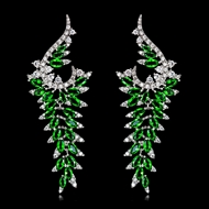 Picture of Casual Green Dangle Earrings with Beautiful Craftmanship