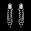 Show details for Luxury Platinum Plated Dangle Earrings with Beautiful Craftmanship