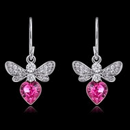 Picture of Nice Swarovski Element Pink Drop & Dangle Earrings