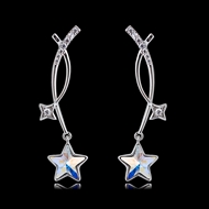 Picture of Funky Star Medium Drop & Dangle Earrings