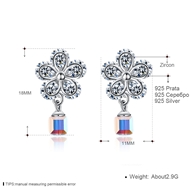 Picture of Fashion Platinum Plated Drop & Dangle Earrings at Super Low Price