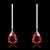 Picture of Cost Worthy Swarovski Element Platinum Plated Drop & Dangle