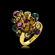 Picture of Hypoallergenic Gold Plated Classic Fashion Ring with Easy Return