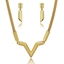 Show details for Durable None-Stone Zinc-Alloy 2 Pieces Jewelry Sets