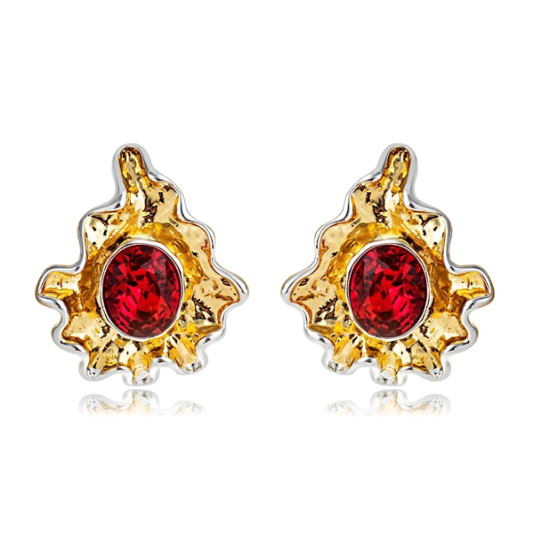 Picture of Inexpensive Zinc Alloy Red Stud Earrings from Reliable Manufacturer