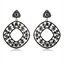 Show details for Recommended Platinum Plated Medium Dangle Earrings from Top Designer