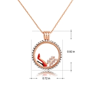 Picture of Delicate Rose Gold Plated Pendant Necklace Factory Direct