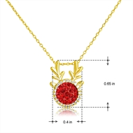 Picture of Copper or Brass Gold Plated Pendant Necklace at Great Low Price