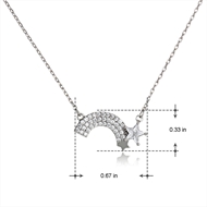 Picture of Popular Cubic Zirconia Casual Pendant Necklace