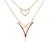 Picture of Top Small Love & Heart Pendant Necklace