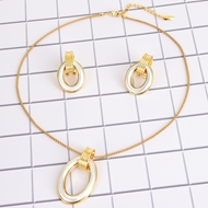 Picture of Pretty Small Gold Plated Necklace and Earring Set