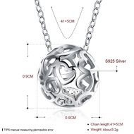 Picture of Bulk Platinum Plated Small Pendant Necklace Exclusive Online