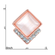 Picture of Independent Design Classic Rose Gold Plated Stud