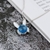 Picture of Stylish Small Platinum Plated Pendant Necklace