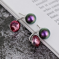 Picture of Zinc Alloy Swarovski Element Stud Earrings with Unbeatable Quality