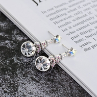 Picture of Sparkling Casual Swarovski Element Dangle Earrings