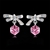 Picture of Stylish Small Pink Dangle Earrings