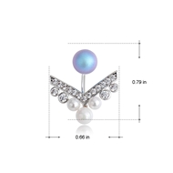 Picture of Irresistible Blue Fashion Stud Earrings Best Price