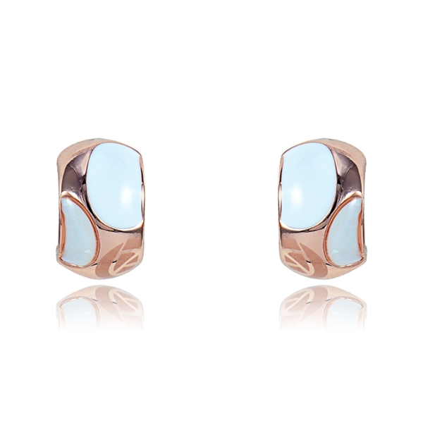 Picture of Elegant Colored Rose Gold Plated Classic Stud