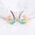 Picture of Fashion Enamel Colorful Stud Earrings