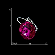 Picture of Oem Pink Swarovski Element Hook