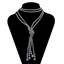 Show details for Unique Fashion Brass Platinum Plated Long Chain>20 Inches