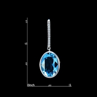 Picture of Excellent Quality  Swarovski Element Platinum Plated Drop & Dangle